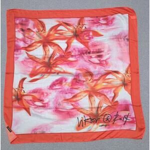 VIKTOR & ROLF Tiger Lily Square Scarf - Authentic (34”x34”)